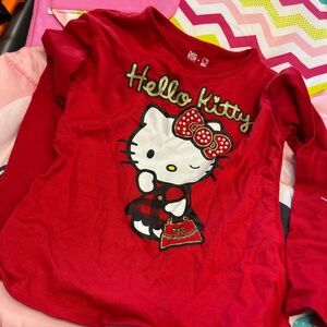 Hello Kitty Red Long Sleeve Tee for Kids